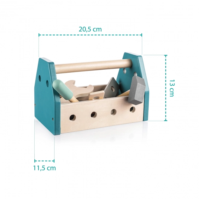 Holz-Werkzeugset in Box für Kinder