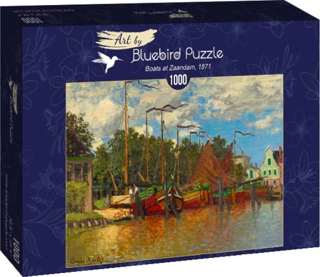 Blauer Vogel Puzzle Boote in Zaandam 1000 Teile