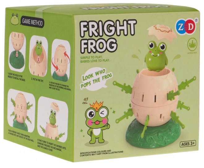 Geschicklichkeitsspiel Springender Frosch für Kinder