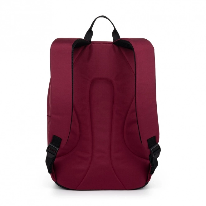 Schulrucksack OXY Runner Weinrot