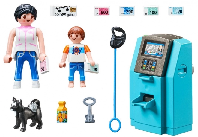 Playmobil Touristen mit Geldautomat