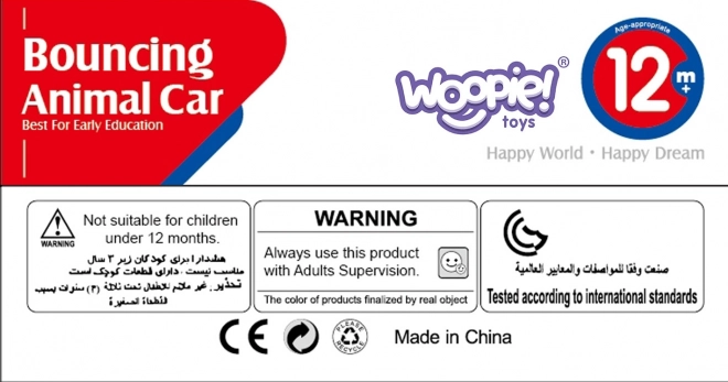 Woopie Baby Rassel-Hippo Fahrzeug