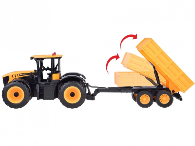 Ferngesteuerter JCB Traktor mit Kippanhänger