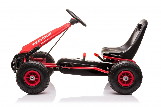 Gokart mit Pedale Air PerHour für Kinder Rot