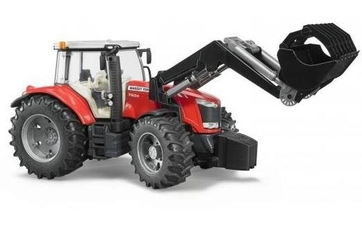 Bruder Traktor Massey Ferguson mit Frontlader