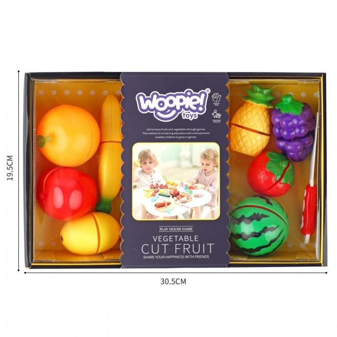 Obstschneideset mit Klettverschluss und Schneidebrett