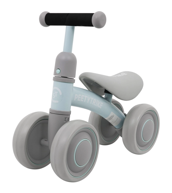 Lauflernrad PettyTrike Weiß 4-rädriger SporTrike Kinderfahrzeug – blau