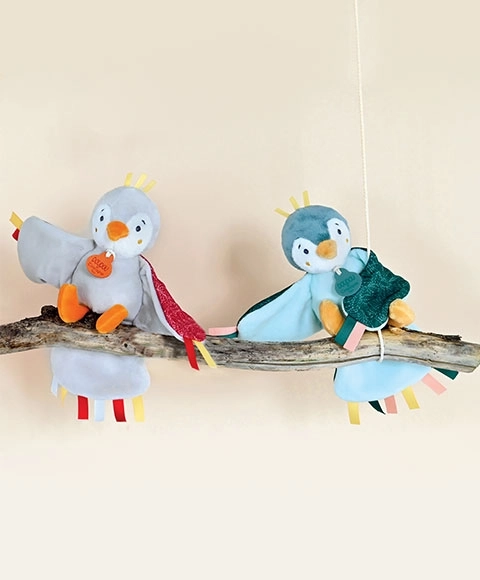 Doudou Musikspielzeug Vogel 23 cm Geschenkset