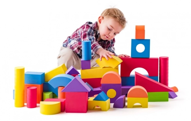 Weiche Schaumstoff-Bausteine für Kinder 54 Stück