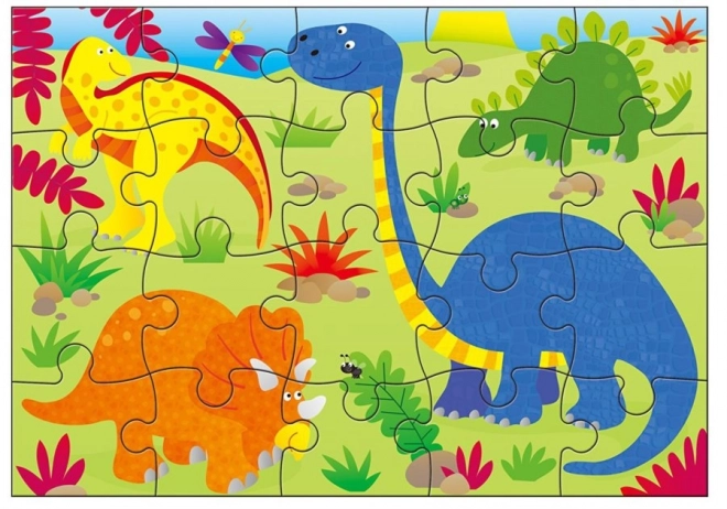 GALT Puzzle Land der Dinosaurier Kinder-Puzzleset