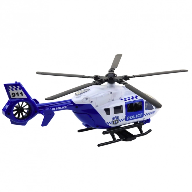 Polizeihubschrauber mit Licht und Sound