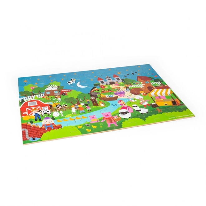 Bigjigs Toys Märchenhaftes Fußbodenpuzzle