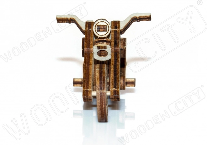 3D Holzpuzzle Chopper Motorrad