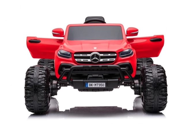 Mercedes Kinderfahrzeug Elektroauto 4x4 Rot