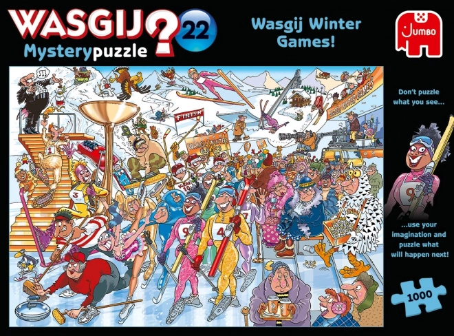 WASGIJ Mystery 22: Winterspiele Puzzle 1000 Teile