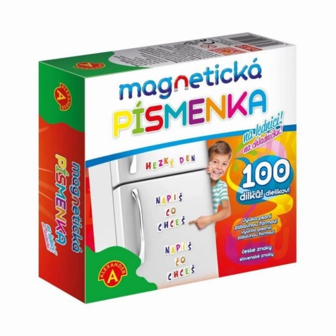 Magnetische Bunte Buchstaben für den Kühlschrank - 100 Teile