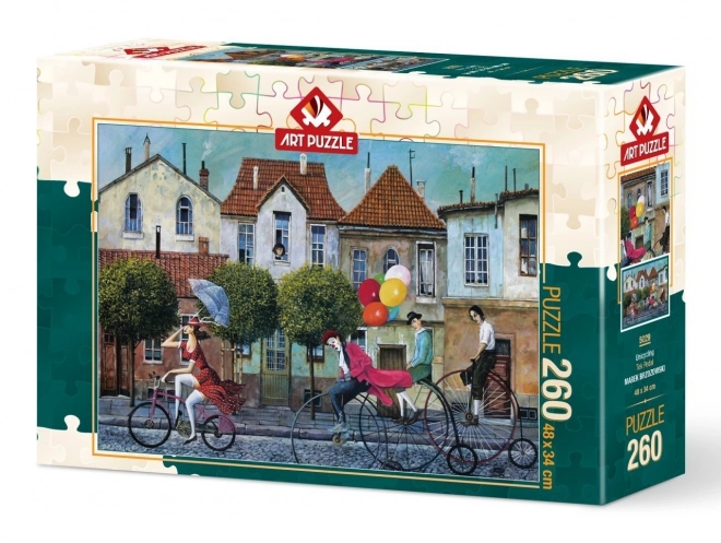 Einrad Puzzle 260 Teile