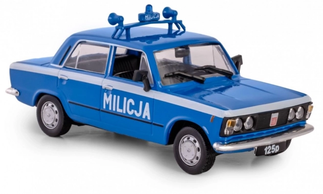 Polski Fiat 125P Milizmodell im Maßstab 1:43