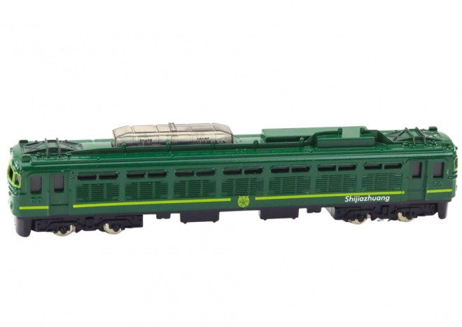 Sammlermodelleisenbahn Waggon Metal Grün