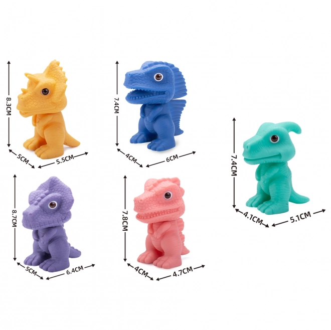 Elastischer Sensorik-Würfel mit Dinosauriern für Kinder