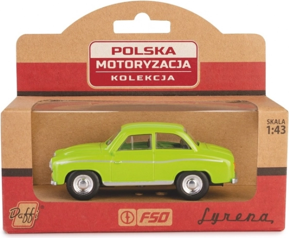 Metallmodell Auto Syrena 104 grün 1:43