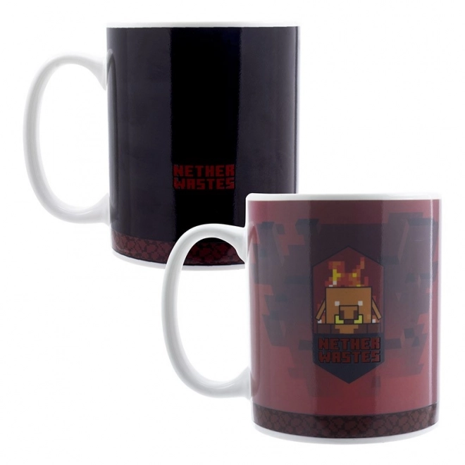 Tasse mit wechselndem Motiv Minecraft Nether