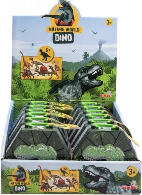 Dinosaurierfiguren 8-9 cm, Set 6 Stk