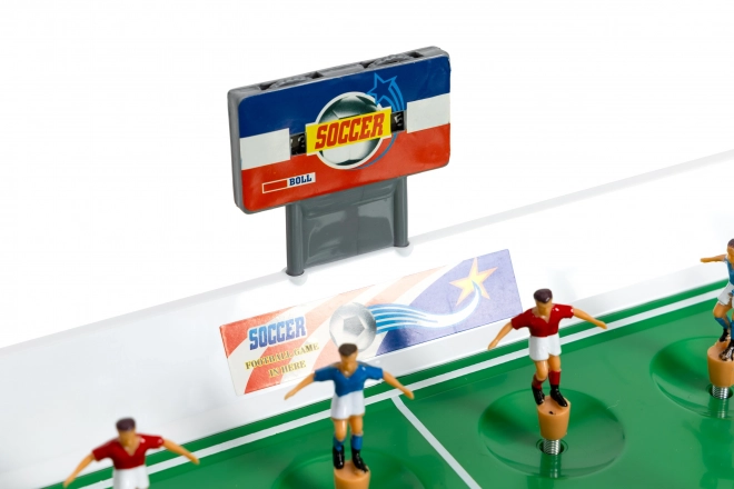 Mini Tischfußballspiel mit Federn für 22 Spieler