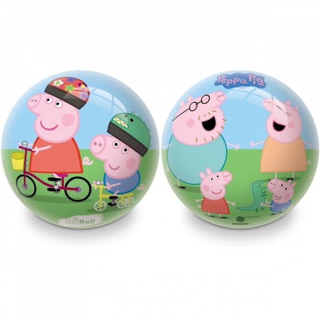 Aufgeblasener Ball mit Peppa Wutz Motiv 23 cm