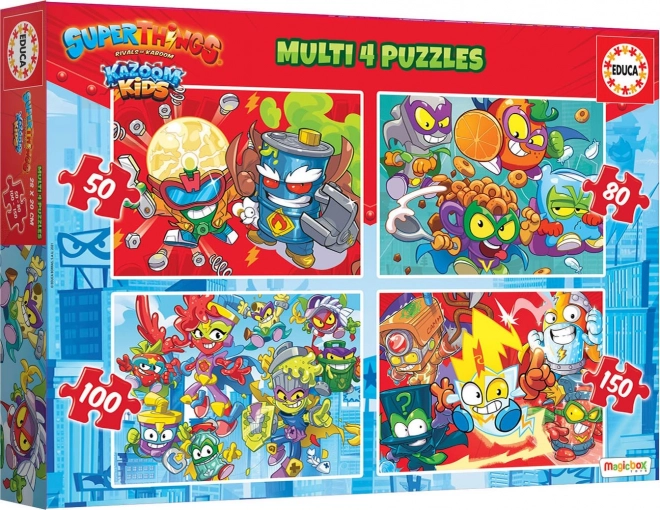 Educa Puzzle Superthings Set