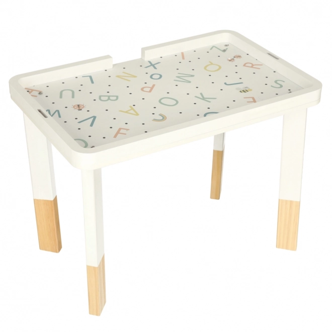 Farbenfroher Montessori-Spieltisch Lulilo