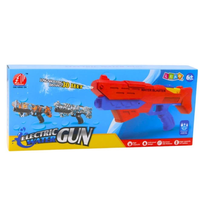 Elektrische Wasserpistole Graffiti Blau