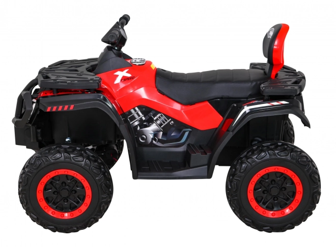 ATV XT-Speed für Kinder Rot + 4x4 + EVA + langsamer Start + MP3-Radio + LED-Leuchte