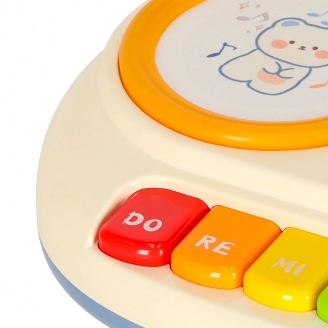 Interaktives Kinderklavier Orgel pädagogisch beige