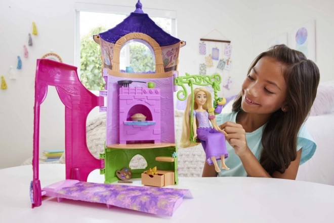 Spielset Turm mit Puppe Cinderella