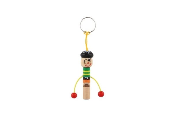 Holzpuppe Pfeife mit Schlaufe