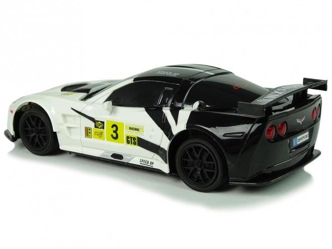 Ferngesteuertes Sportauto im Maßstab 1:24 Corvette C6.R Weiß