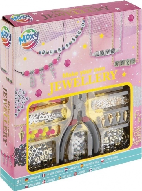 Schmuckherstellungsset mit Buchstaben MOXY