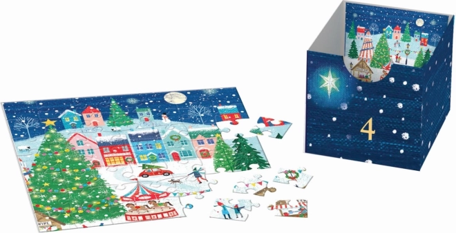 Eurographics Puzzle Adventskalender: Weihnachtsdorf