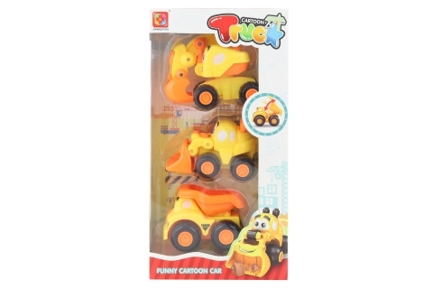 Set mit Baumaschinen für die Kleinsten
