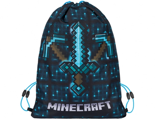 Minecraft Set mit blauer Axt und Schwert