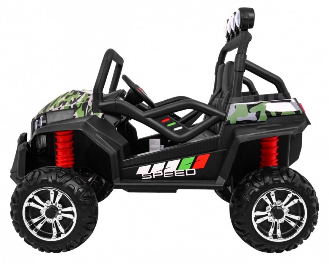 Grand Buggy Strong Lift pro Kinder Moro + Antrieb 4x4 + Fernbedienung + Gepäckträger + MP3 Radio + LED-Diode