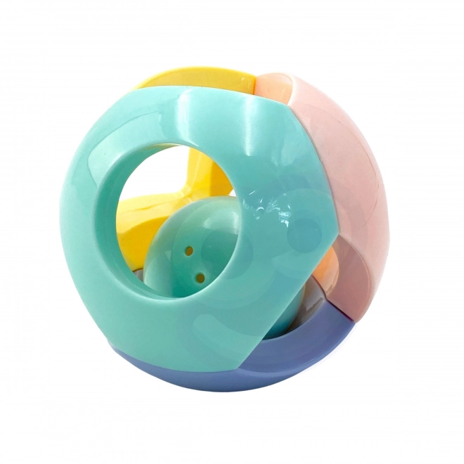 Woopie Baby Pastell Rasselkugel zum Krabbeln 0m+