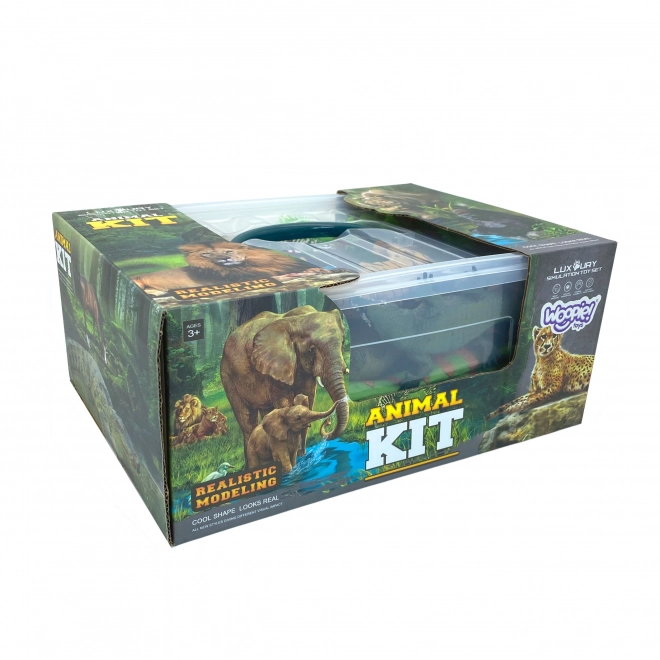 Woopie safari figura-set mit mattestück