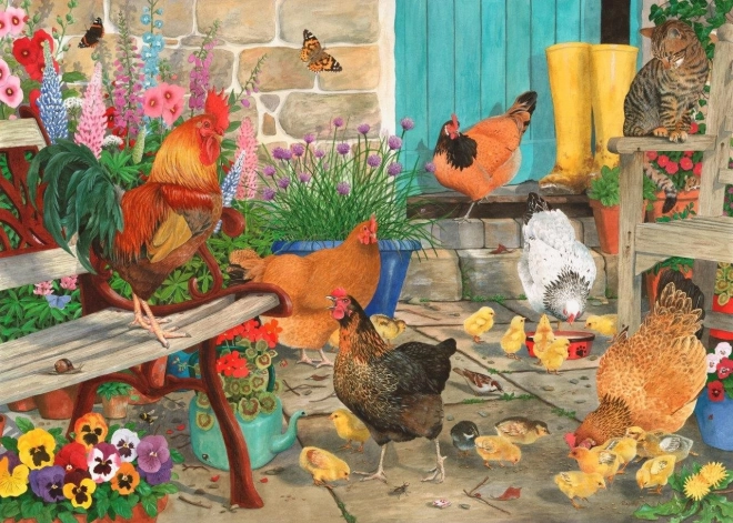Puzzle Hühnerspaß 1000 Teile