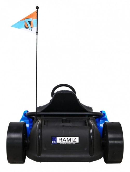 Speed 7 Drift King batteriebetriebene Gokart für Kinder Blau + Driftfunktion + Sportsitz + 2 Geschwindigkeiten + EVA