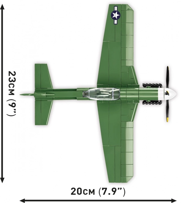 Cobi P-51D Mustang Modellbausatz