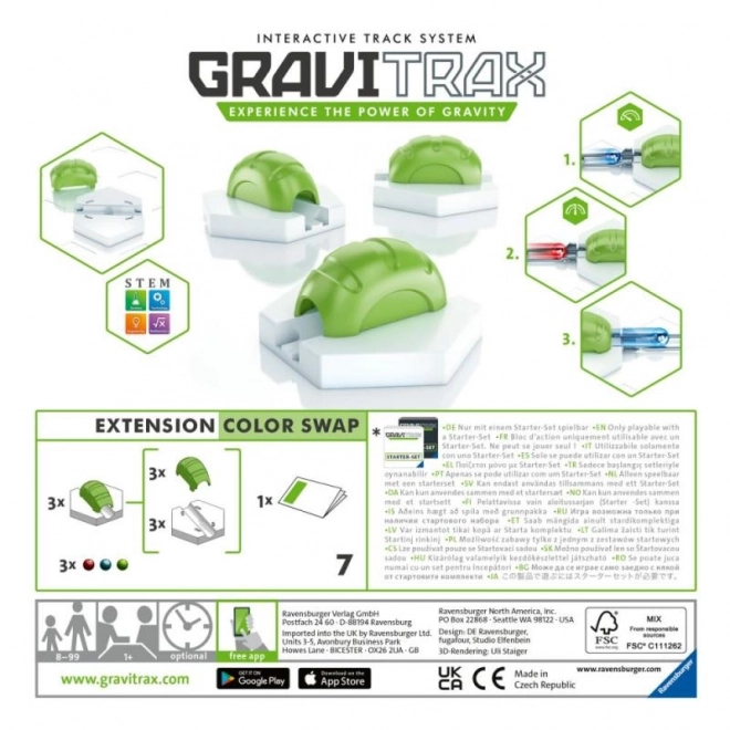 Gravitrax Erweiterung Farbtausch