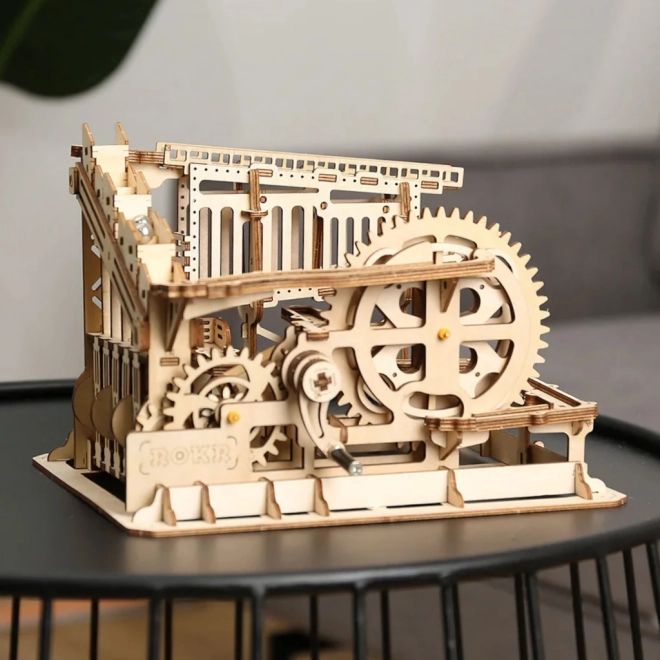 Rokr 3D Holzpuzzle Kugelbahn