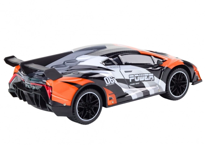Ferngesteuertes Sportauto 1:10 in Grau-Orange